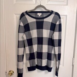 J.Crew checkered sweater